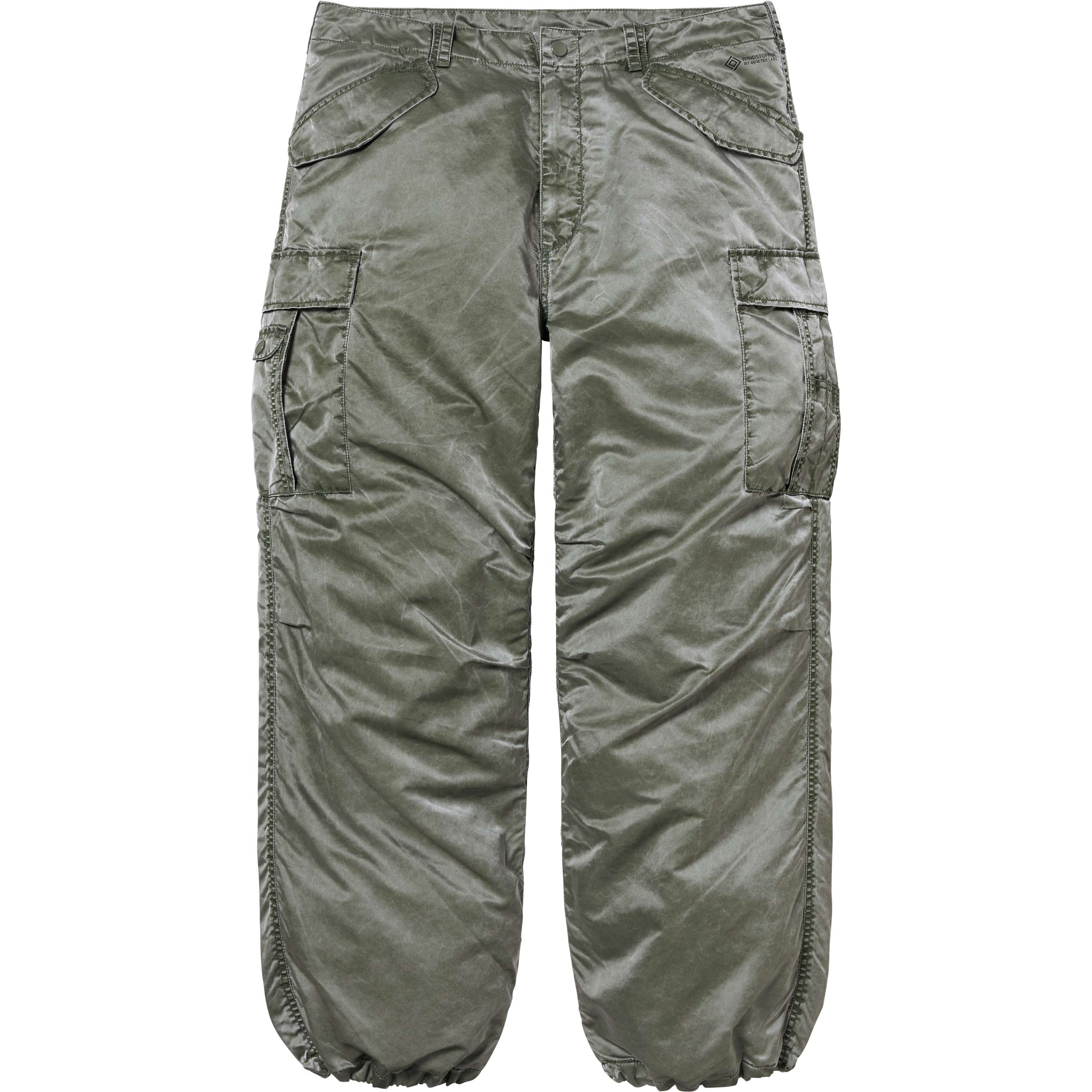 Washed Flight Satin Cargo Pant view 4